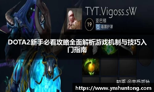 DOTA2新手必看攻略全面解析游戏机制与技巧入门指南